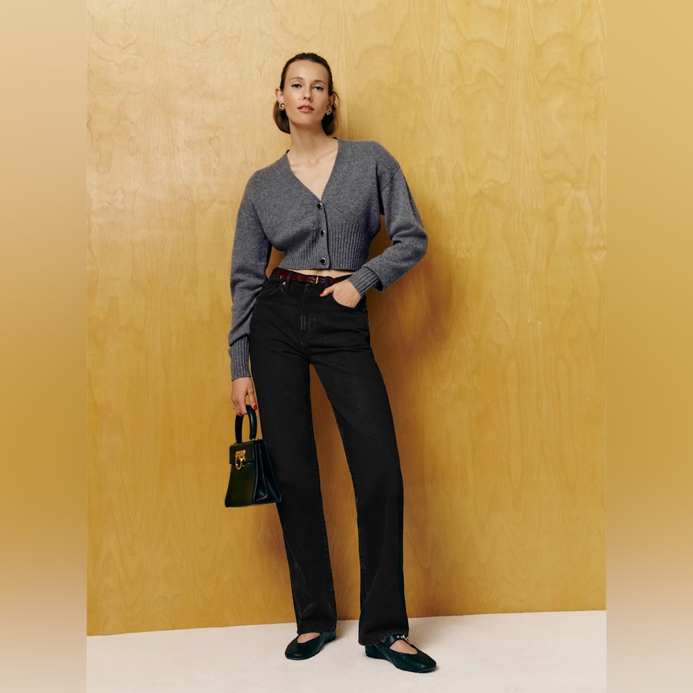 Reformation Hana Cashmere Sweater Cardigan in XS - Picture 9 of 10